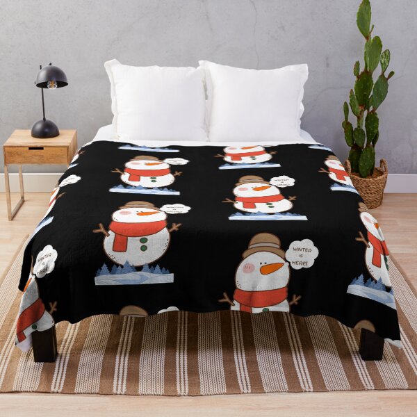 Item preview, Winter is Here Snowman - Funny Christmas Design designed and sold by SBWorld.