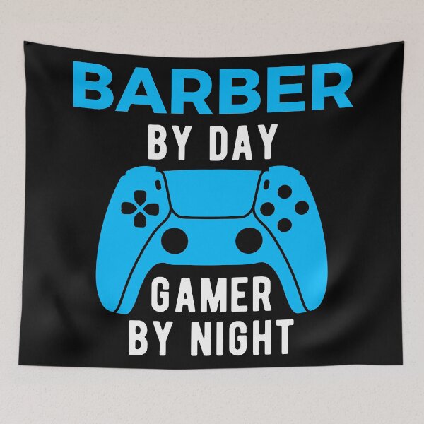 Item preview, Gaming Barber Barbershop designed and sold by NestaReign.