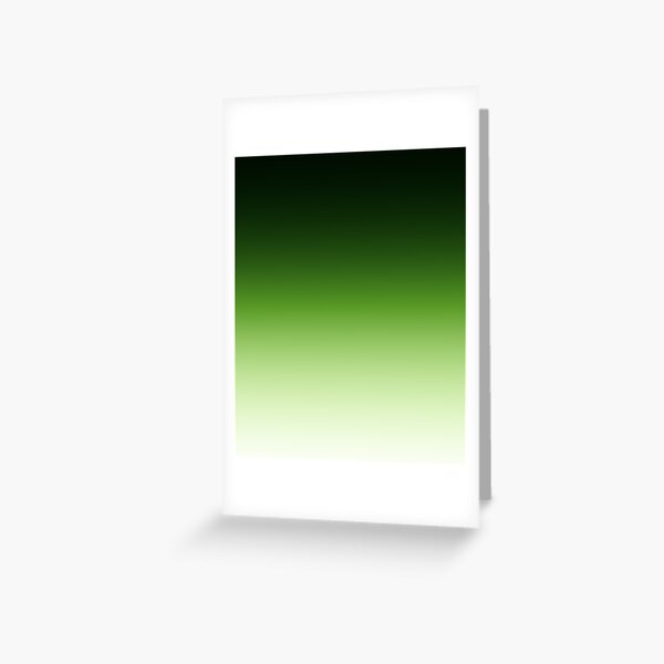 Green. Ombre . Greeting Card