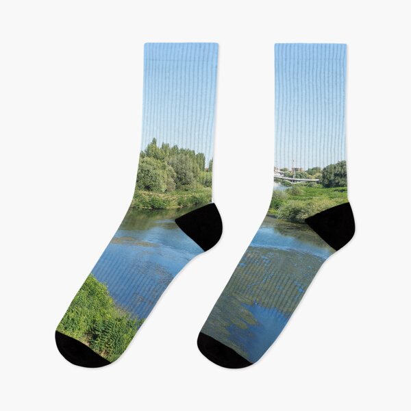 Item preview, Gentle Currents of Summer - Maritsa River in Plovdiv Bulgaria designed and sold by Georgia Mizuleva.