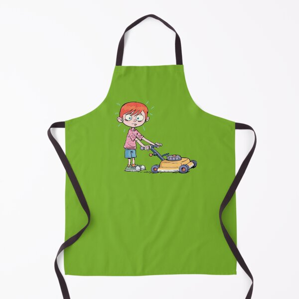 Item preview, boy is tired because he cut the grass designed and sold by duxpavlic.