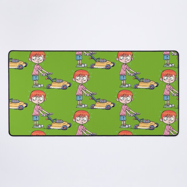 Item preview, boy is tired because he cut the grass designed and sold by duxpavlic.