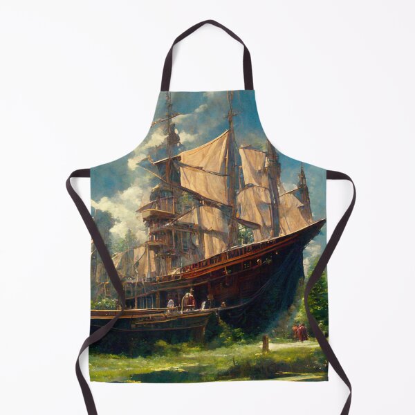 Item preview, Giant Caravel Ship on Land in a Forest Clearing designed and sold by Styxiann.