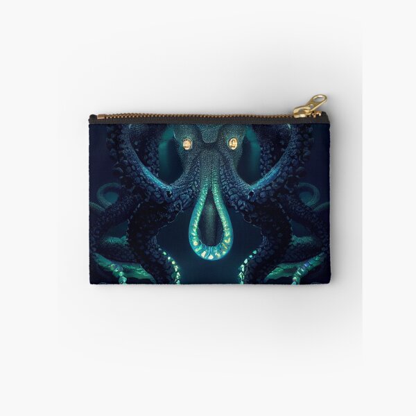 Artikelvorschau, Monster der Tiefen / dunkler marineblauer Hintergrund entworfen und verkauft von recollectionsv.