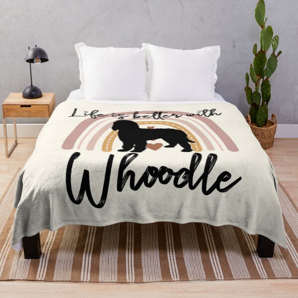 Item preview, Whoodle Dog Rainbow Aesthetic Boho designed and sold by rafaeltto.
