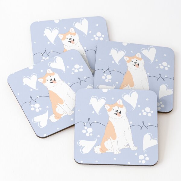 Item preview, LOVE Red Akita designed and sold by Lulupainting.