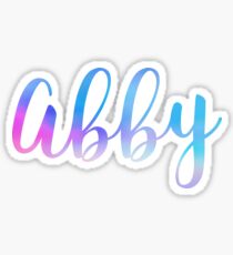 Abby Sticker