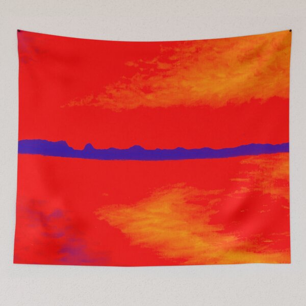 Item preview, Spanish Sunset Red designed and sold by CafiArtStudio.