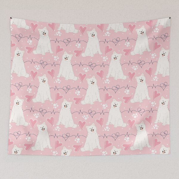 Item preview, LOVE White Akita designed and sold by Lulupainting.