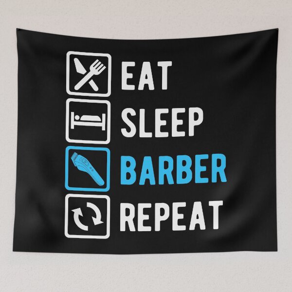 Item preview, Barber Barbershop Life designed and sold by NestaReign.