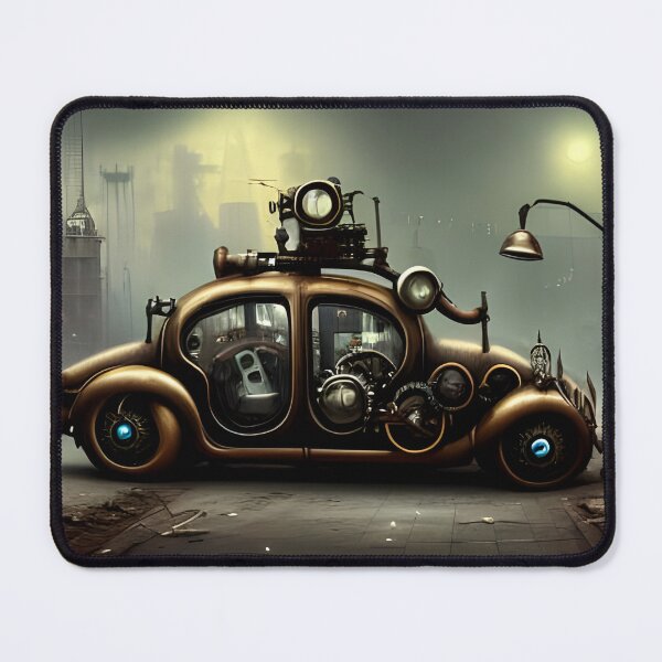 Item preview, Car in Post-apocalyptic foggy night  designed and sold by REALDesign-Shop.