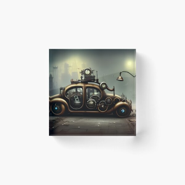 Item preview, Car in Post-apocalyptic foggy night  designed and sold by REALDesign-Shop.