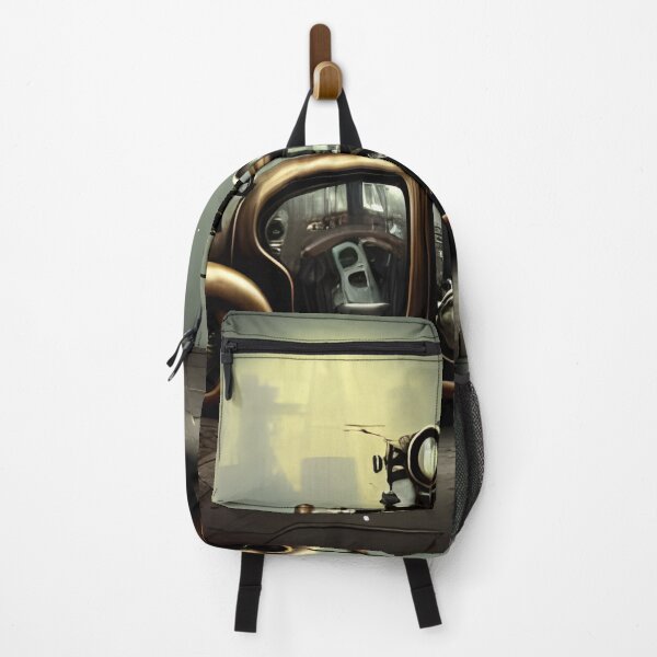 Item preview, Car in Post-apocalyptic foggy night designed and sold by REALDesign-Shop.