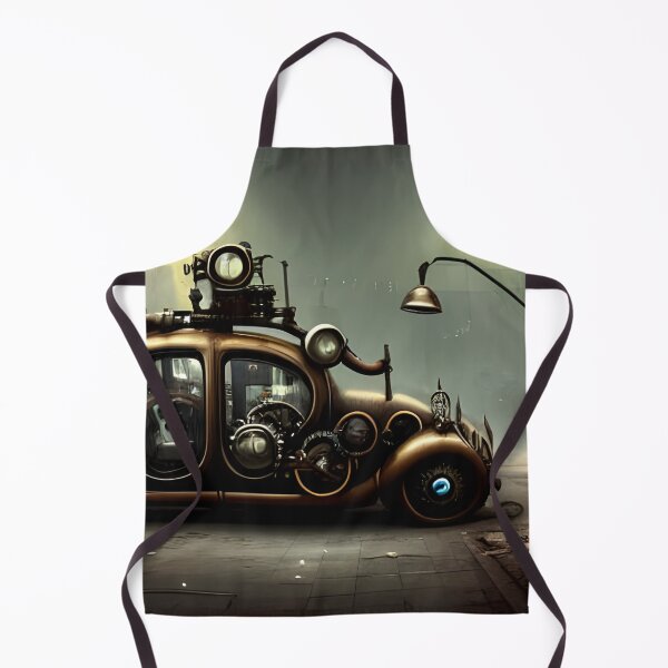 Item preview, Car in Post-apocalyptic foggy night designed and sold by REALDesign-Shop.
