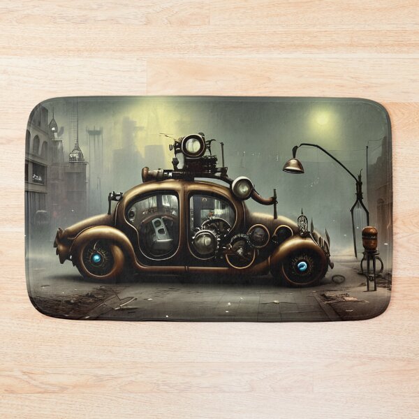 Item preview, Car in Post-apocalyptic foggy night  designed and sold by REALDesign-Shop.