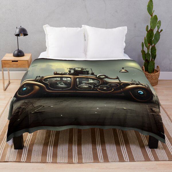 Item preview, Car in Post-apocalyptic foggy night  designed and sold by REALDesign-Shop.