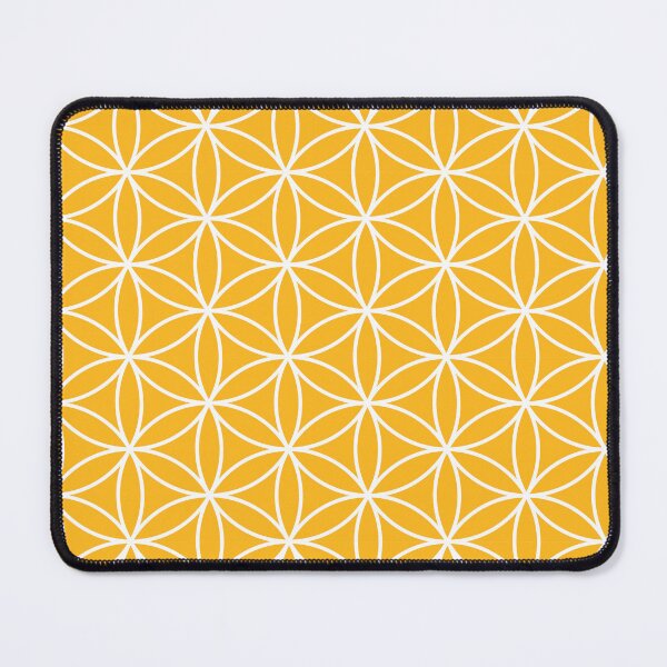 Item preview, Sacred Geometry Pattern | White Over Golden Yellow  designed and sold by ghost888.