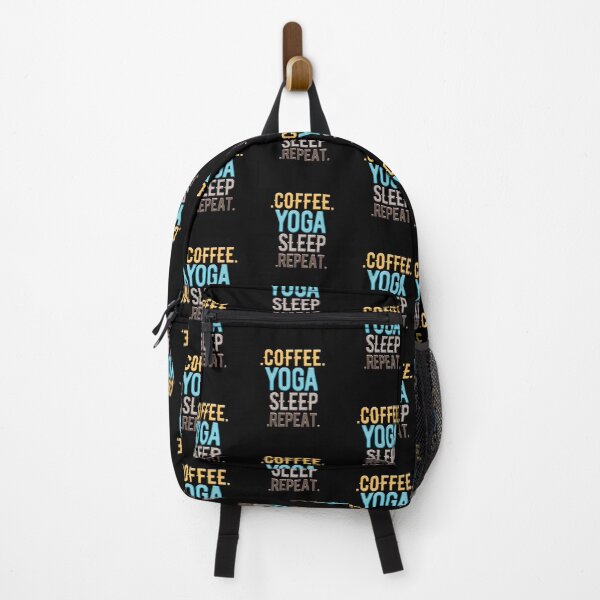 Item preview, Coffee Yoga Sleep Repeat Funny Gifts Coffee and Yoga designed and sold by nuel-art.