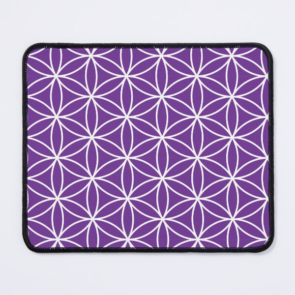 Item preview, Sacred Geometry Pattern | White Over Purple designed and sold by ghost888.
