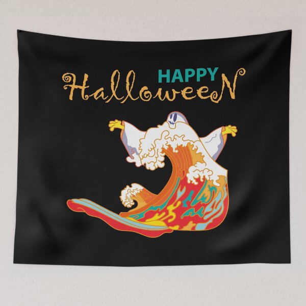 Item preview, Halloween ghost and sea designed and sold by spontania.