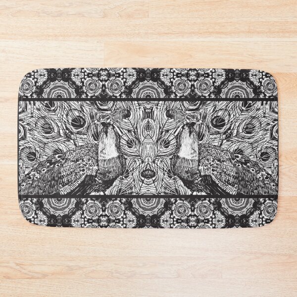 Item preview, Peacocks In B & W designed and sold by Nira Dabush.