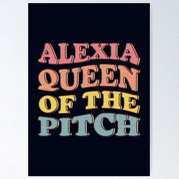 Item preview, Alexia Queen of the Pitch (groovy text) designed and sold by Numero14.