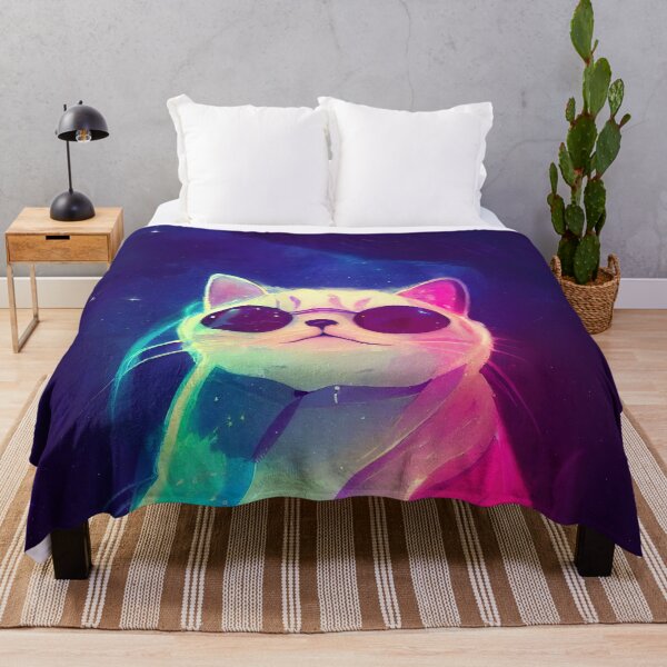 Item preview, cat space art designed and sold by ComicsFactory.