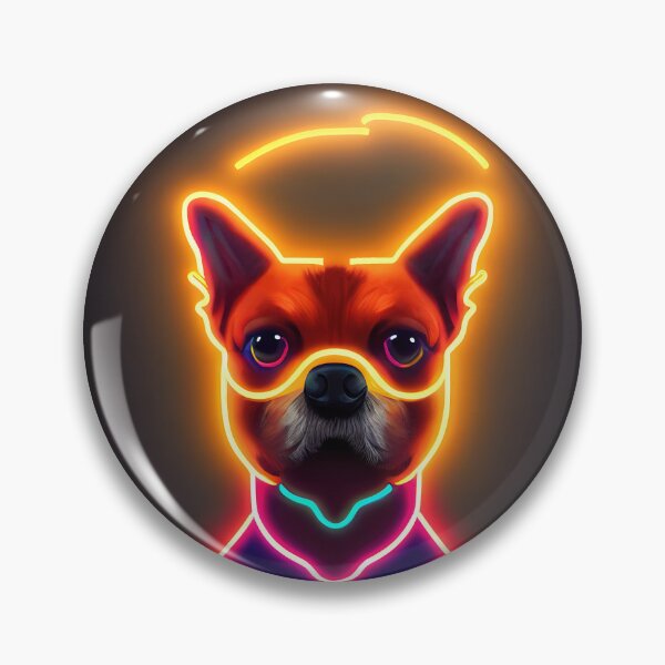 Item preview, Dog neon soccer ball designed and sold by ComicsFactory.