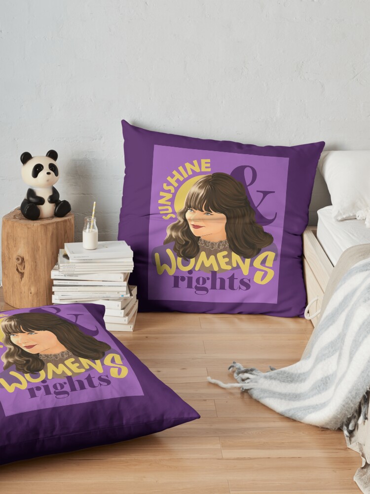 Alternate view of Sunshine and Women's Rights - Eloise Bridgerton 3 Floor Pillow