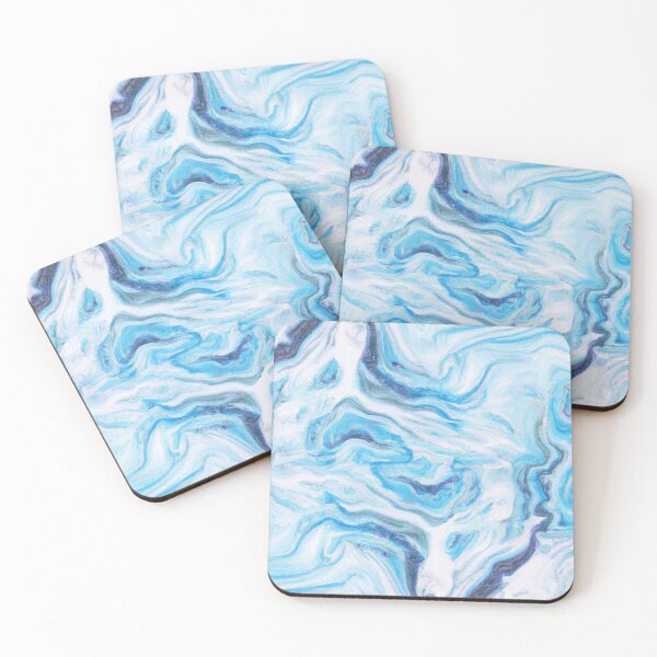 Artikelvorschau, Handyhülle aus hellblauem Marmor entworfen und verkauft von PupilCreative .