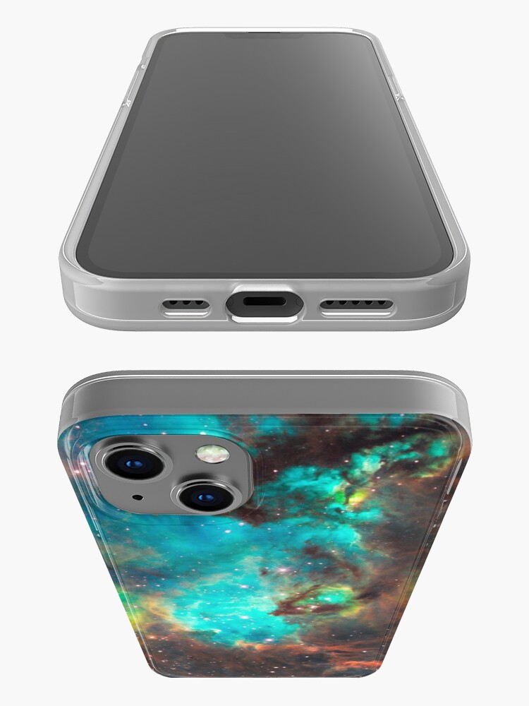 Alternate view of Green Galaxy iPhone Case