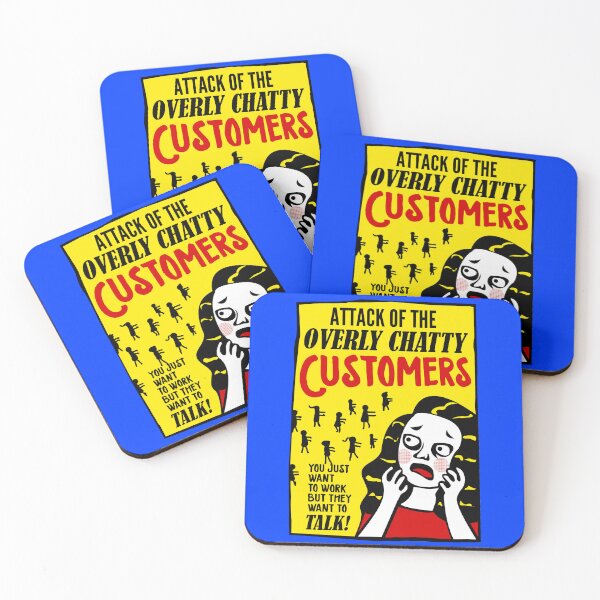 Item preview, The Attack Of The Overly Chatty Customers designed and sold by PapaBujuGaming.
