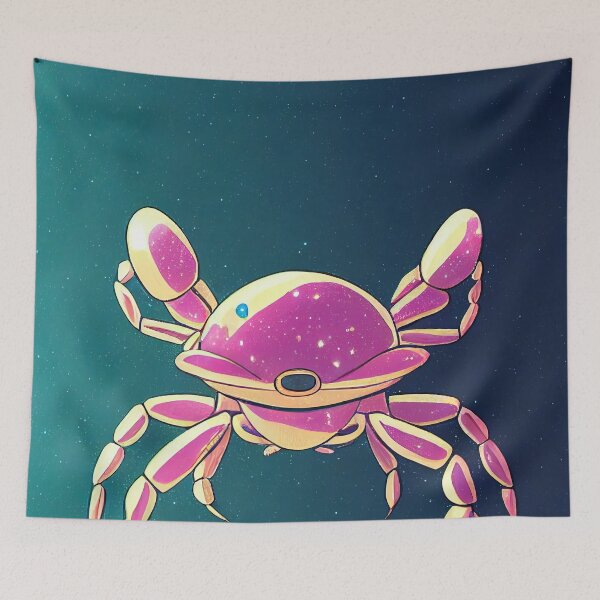 Aperçu de l'œuvre Cancer space art - crab créée et vendue par ComicsFactory.