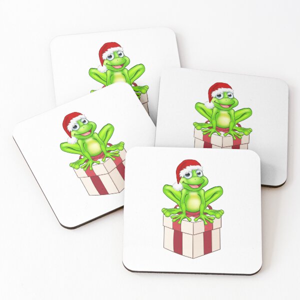 Item preview, Cute Santa Frog designed and sold by Coffee Lifestyle.