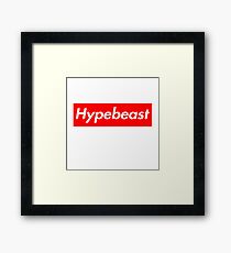 Hype Beast Box Logo Framed Print