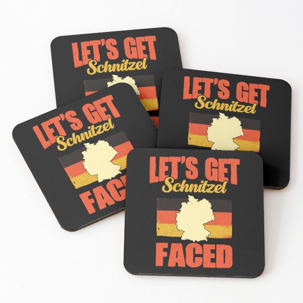 Item preview, Let's Get Schnitzel Faced Funny Deutschland Deutsch Humor designed and sold by Nessshirts.