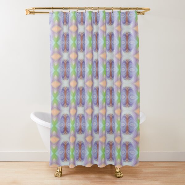 Item preview, hypnotizing liquid art marble effect colorful purple blue green and pink pattern designed and sold by Randa Ranmania.