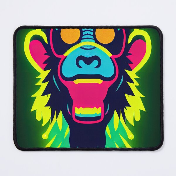 Item preview, Monkey halloween neon minimalism designed and sold by ComicsFactory.
