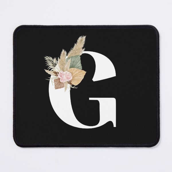 Item preview, letter g floral designed and sold by LU NA.