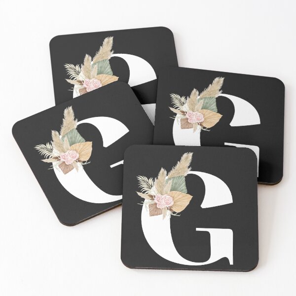 Item preview, letter g floral designed and sold by LU NA.