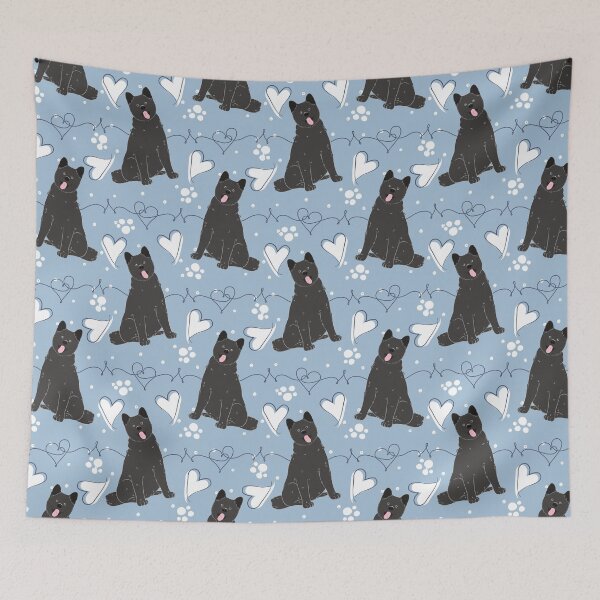 Item preview, LOVE Black Akita designed and sold by Lulupainting.