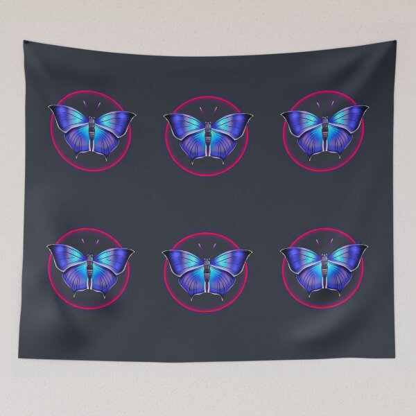 Item preview, neon butterfly designed and sold by Arzu Abbas.
