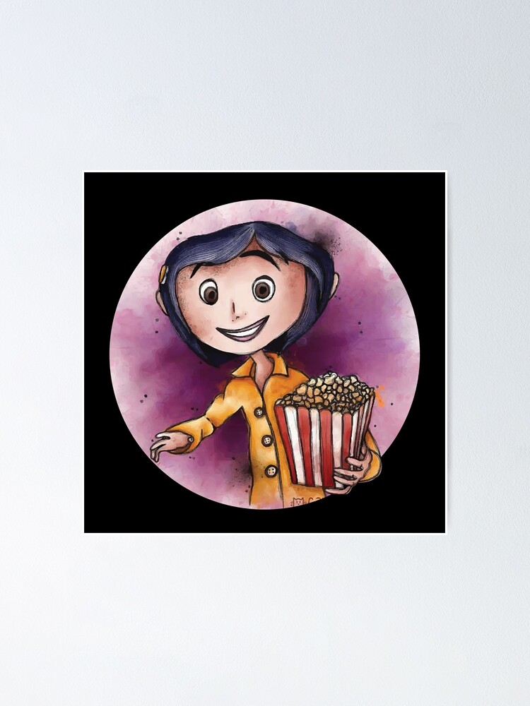 coraline film poster Poster for Sale by curlinashop