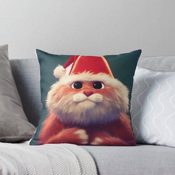 Item preview, Little lion with a christmas hat designed and sold by Hype2Art.