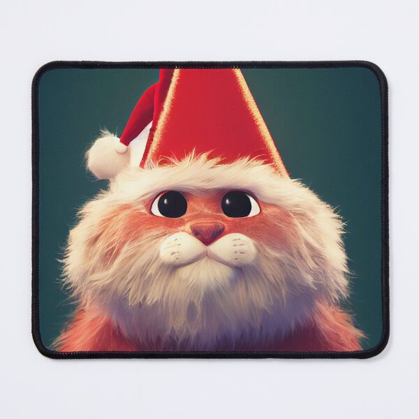 Item preview, Little lion with a christmas hat designed and sold by Hype2Art.
