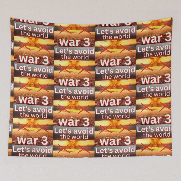 Item preview, let's avoid the world war3 designed and sold by Clothes and Stickers .