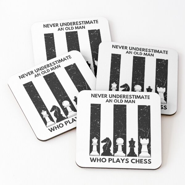 Item preview, Never Underestimate An Old Man Who Plays Chess Funny Chess Player designed and sold by diip.