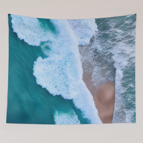 Item preview, blue ocean waves #46 designed and sold by supeart.