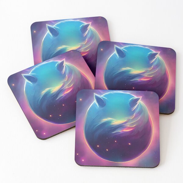 Item preview, cute devil space art horns designed and sold by ComicsFactory.