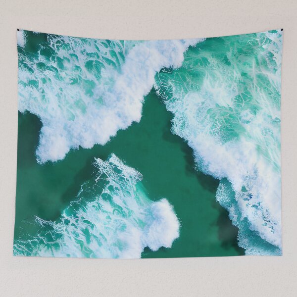 Item preview, blue ocean waves #47 designed and sold by supeart.